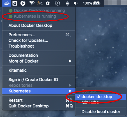 Kubernetes in Docker Desktop